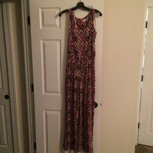 Red and black Calvin Klein sleeveless Jumpsuit